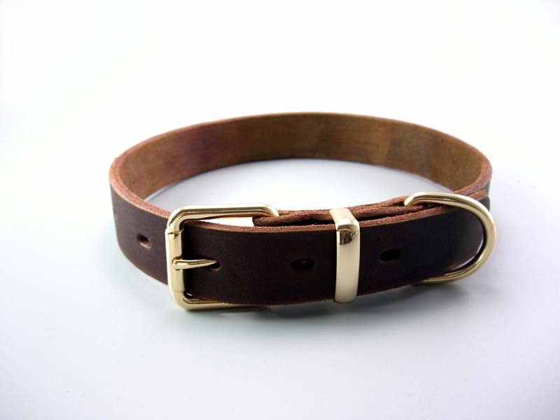 Genuine Leather Pet Dog Collar for Big Dogs - High Quality Pet Product