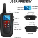 Rechargeable Waterproof Dog Training Collar - 3300ft Range - Long Standby