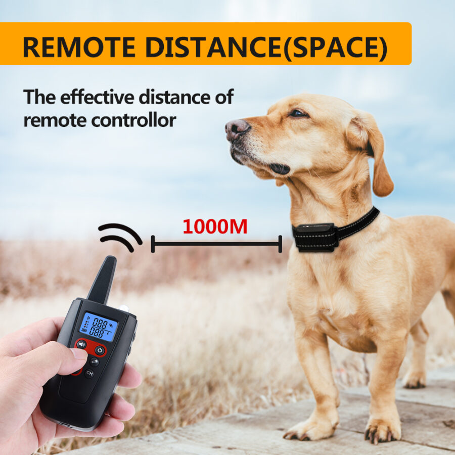 3300ft Dog Training Collar - Rechargeable - IP67 Waterproof - Long Standby