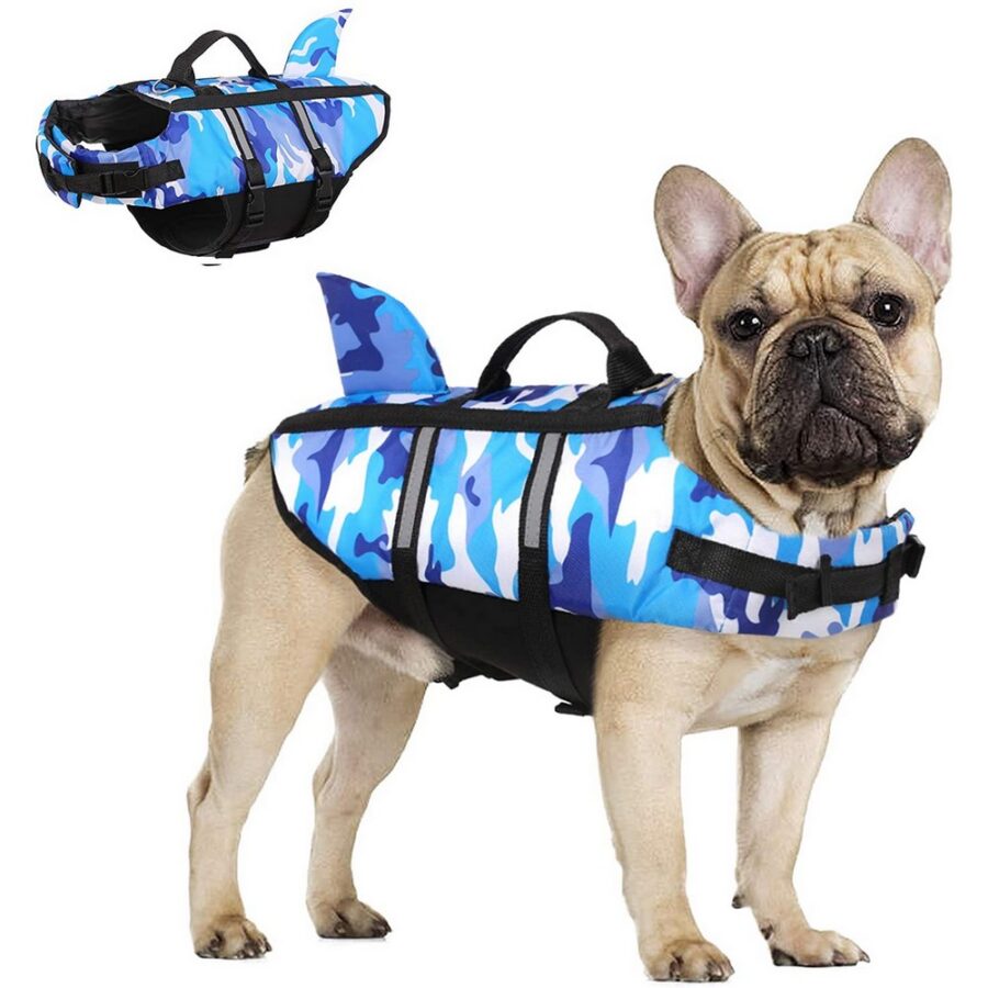 Camouflage Shark Dog Life Jacket