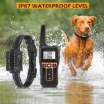 Durability and Comfort in Any Setting Life's adventures won't hinder your training regimen. The IP67 waterproof rating ensures that this collar can withstand splashes, puddles, and more. Whether your pet loves the water or ventures through various terrains, the collar's durability guarantees reliable performance. Additionally, the collar's ergonomic design promotes comfort, enabling extended training sessions.